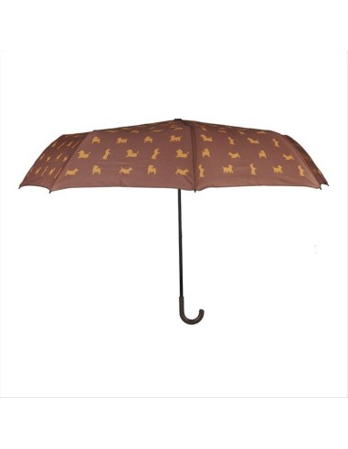 Ombrello Puppyumbrella Marrone Balvi – Ombrello Pieghevole con Design 