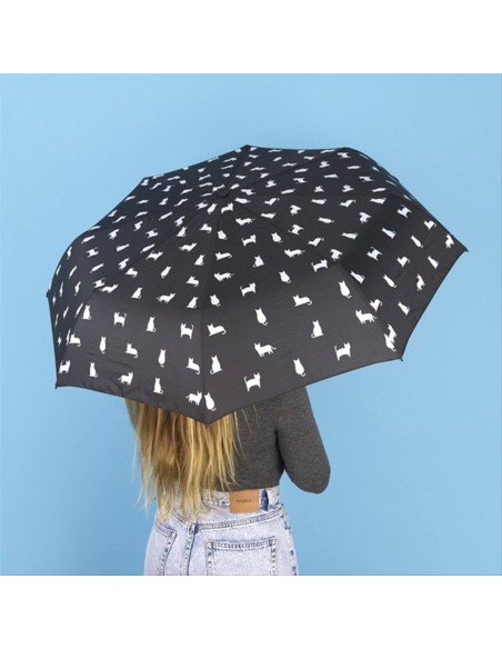 Ombrello Meowmbrella Nero Balvi – Gattini e Stile sotto la Pioggia