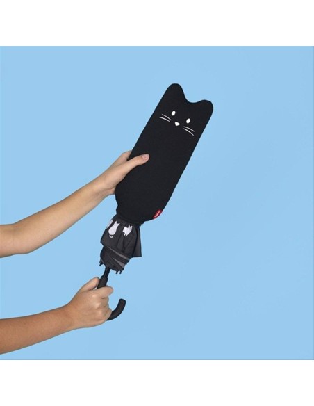 Ombrello Meowmbrella Nero Balvi – Gattini e Stile sotto la Pioggia