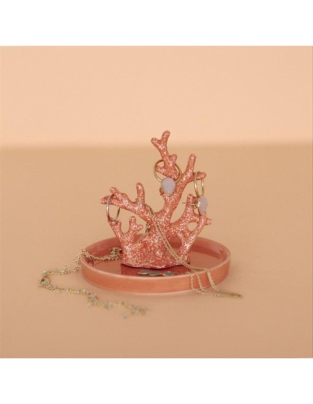 Porta Anelli Corallo Rosso Balvi – Design Elegante in Porcellana