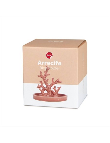 Porta Anelli Corallo Rosso Balvi – Design Elegante in Porcellana