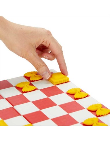 Gioco da tavolo - Dama edizione Pasta Italiana Farfalle Ravioli