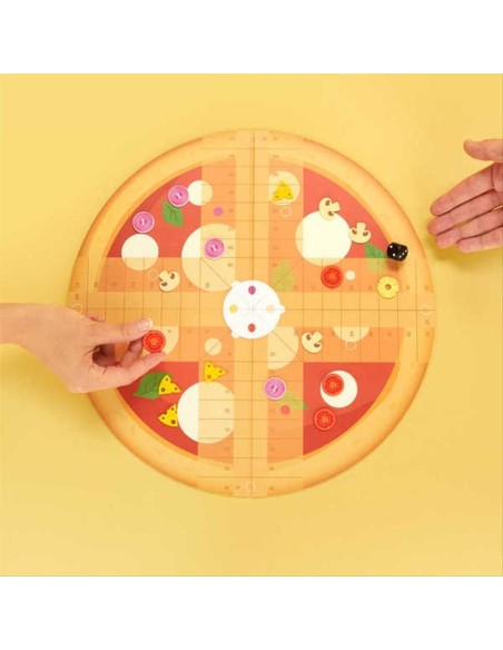 Gioco da Tavolo Ludo Pizza Edition Balvi – Divertente e Originale Idea
