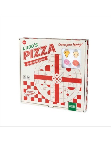 Gioco da Tavolo Ludo Pizza Edition Balvi – Divertente e Originale Idea