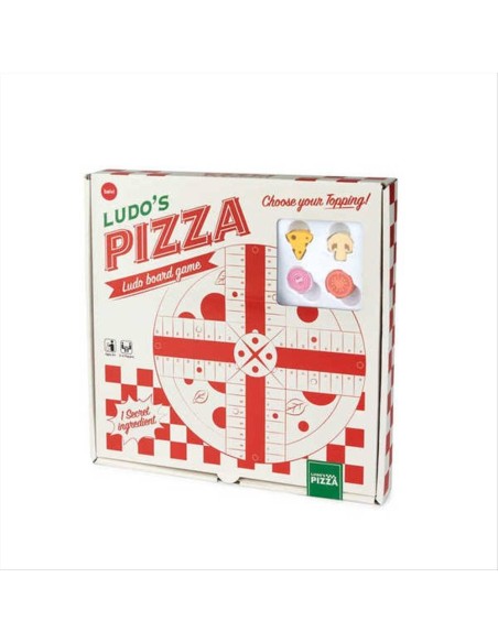 Gioco da Tavolo Ludo Pizza Edition Balvi – Divertente e Originale Idea
