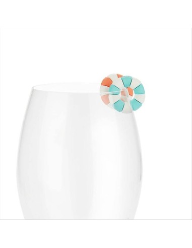 Segnabicchieri Salvagente Floatz Balvi – Set 6 Pezzi Colorati