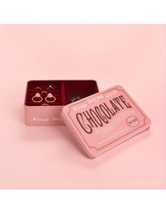 Portagioie Chocolate Balvi – Organizer in Latta Rosa Stile Cioccolato 2