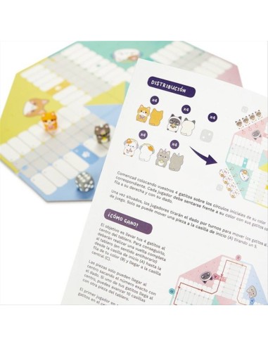 Gioco da Tavolo Ludo Kawaii – Purrchisi di Balvi con Gattini Adorabili
