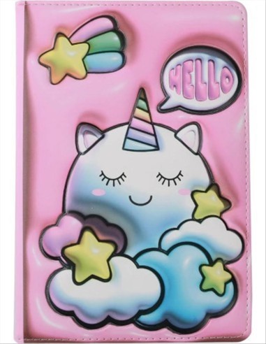 iTOTAL Agenda A5 squishy 3D UNICORNO 🦄