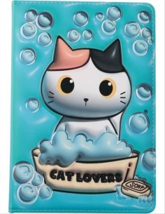 iTOTAL Agenda A5 squishy 3D GATTO ARANCIONE 2