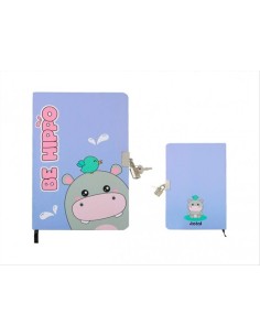 Diario Segreto IPPOPOTAMO 🦛 con lucchetto – iTotal, dolcissimo e kawa