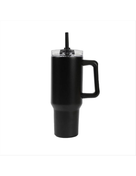 Travel Mug Termica 1,2L Nera 🖤 Mantiene Caldo 10h   Freddo 24h – iDri