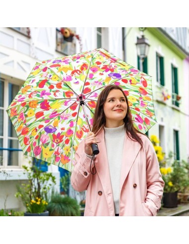 Ombrello pieghevole TULIPES – Eleganza Floreale sotto la Pioggia!