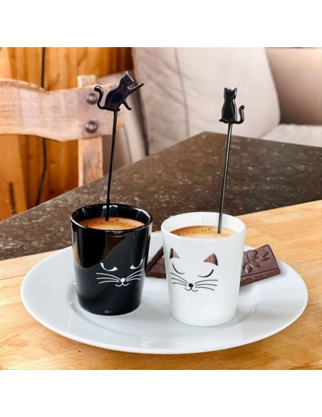 Tazzina da Caffè Gatto Bianco – Eleganza in Ogni Sorso!