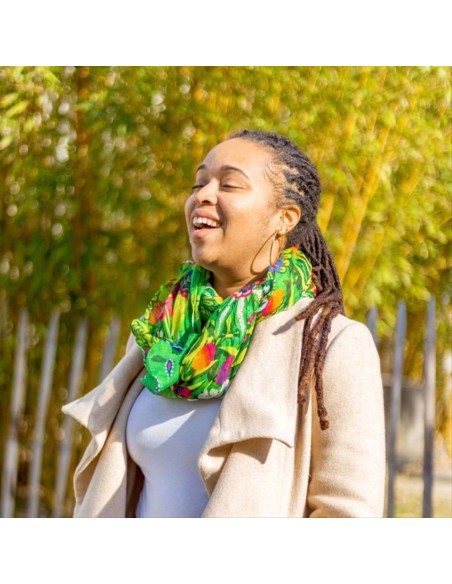 Foulard Pareo Balade PRINTEMPS 🌷 100x180cm – Un’Esplosione di Primave