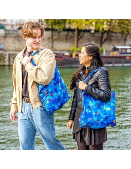 Borsa della Spesa BLU PALETTE – Fai Shopping con Stile e Sostenibilità