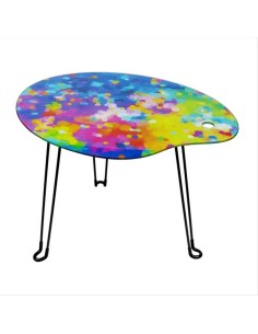 Tavolino Pieghevole À Pied d’Œuvre 🎨 Stile Tavolozza d’Artista – Vetr