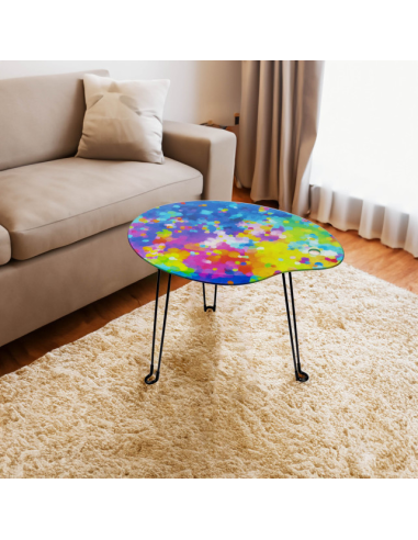 Tavolino Pieghevole À Pied d’Œuvre 🎨 Stile Tavolozza d’Artista – Vetr