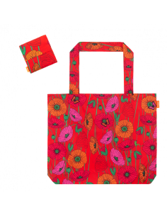 Borsa della spesa grande pieghevole COQUELICOTS: Pratica e Stilosa per
