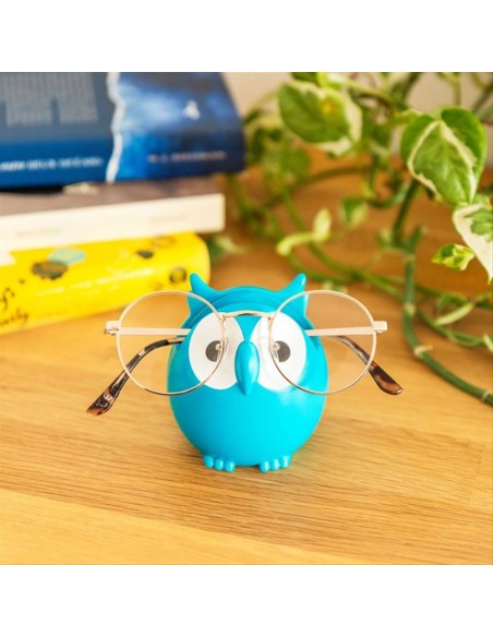 Poggia Occhiali GUFO Blu – Il Custode dei Tuoi Occhiali con Stile!