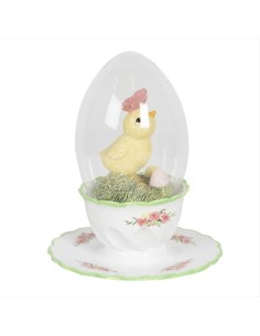 Pulcino in tazza glitterata