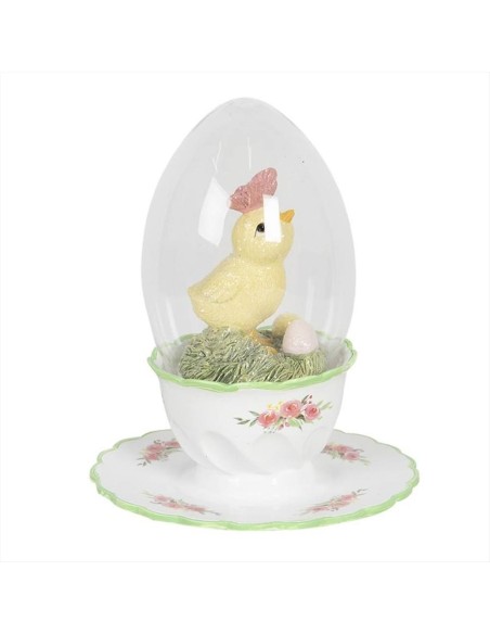 Pulcino in tazza glitterata