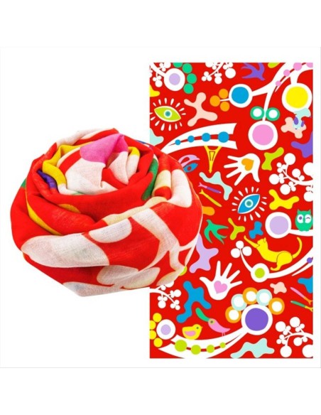 Foulard Pareo Balade CELEBRATION 🌺 100x180cm – Colore, Allegria e Sos