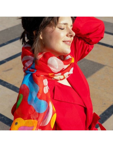 Foulard Pareo Balade CELEBRATION 🌺 100x180cm – Colore, Allegria e Sos