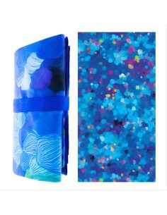 Telo Mare in Microfibra BLU PALETTE 💙 75x150cm – Colore, Morbidezza e