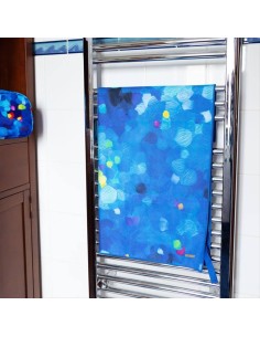 Telo Mare in Microfibra BLU PALETTE 💙 75x150cm – Colore, Morbidezza e 2