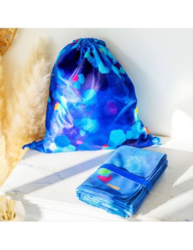 Telo Mare in Microfibra BLU PALETTE 💙 75x150cm – Colore, Morbidezza e