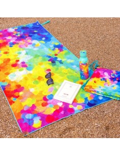 Telo Mare in Microfibra PALETTE 🎨 75x150cm – Leggero, Assorbente e Su 2