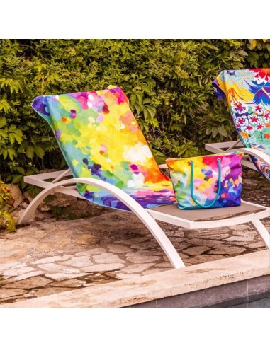 Telo Mare in Microfibra PALETTE 🎨 75x150cm – Leggero, Assorbente e Su