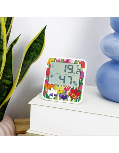 Termometro Digitale Cosy Tulipes 🌷 – Monitoraggio Temperatura e Umidi