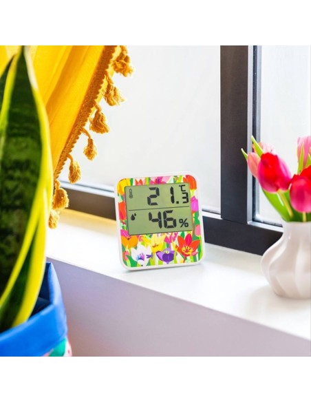 Termometro Digitale Cosy Tulipes 🌷 – Monitoraggio Temperatura e Umidi