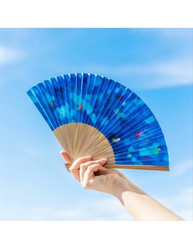 Ventaglio BLU PALETTE 🌬️ – Rinfresca con Stile e Allegrezza | Pylones