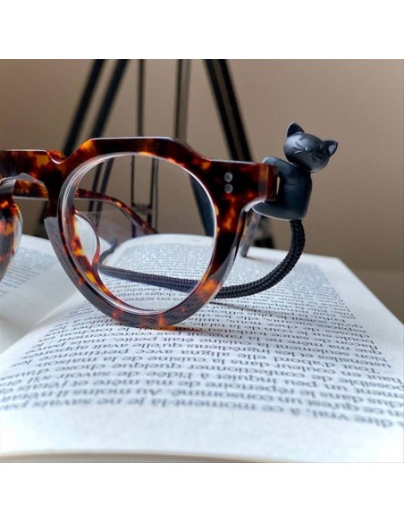 Cordino per Occhiali GATTO NERO 🐱 – Stile e Comfort per i Tuoi Occhia