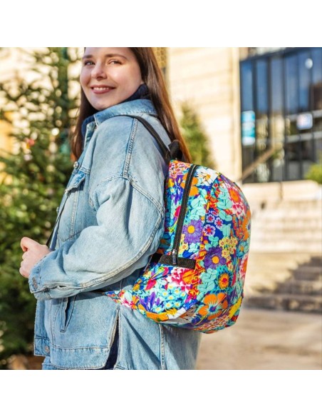 Zaino Ripiegabile BOUQUET 🌸 – Stile e Praticità Floreale per Ogni Gio