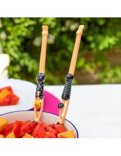 Posate Insalata 2pz QUELLE SALAD Nuotatori Bianco Nero 🏊‍♂️ – Eleganz 2