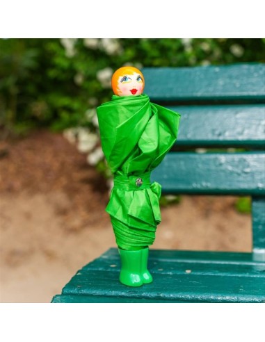 Ombrello Pieghevole Dama Verde ☔ – Eleganza e Praticità sotto la Piogg