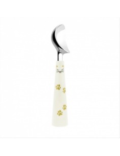 Cucchiaio per Gelato GATTO Bianco 🍦🐾 – Eleganza e Divertimento