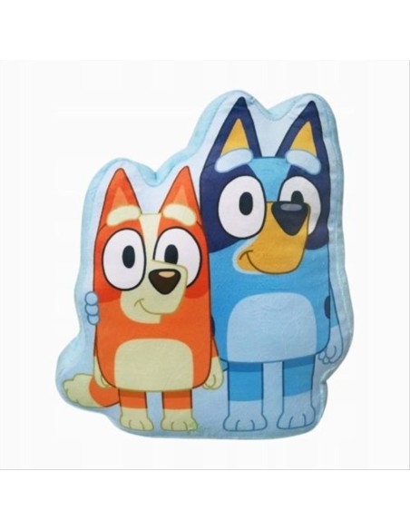 Cuscino sagomato Bluey Bingo – 34x28 cm di coccole e allegria!