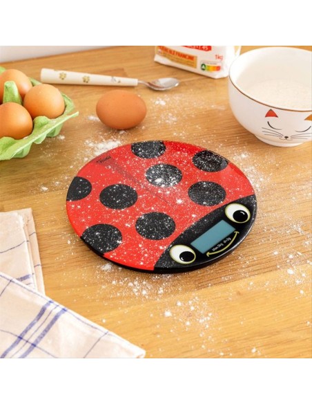 Bilancia da Cucina COCCINELLA 🐞 – Precisione e Stile in Cucina