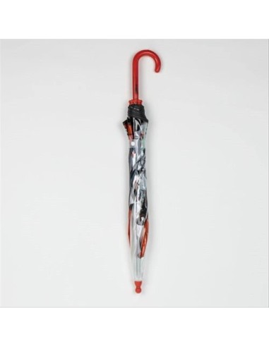 Ombrello trasparente Spiderman – d71 cm, azione Marvel sotto la pioggi