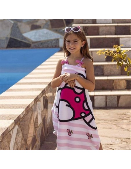 Telo mare Hello Kitty Cherry – 70x140 cm, dolcezza e stile sotto il so