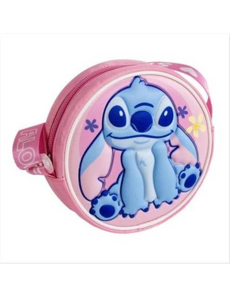 Borsa a tracolla 3D Stitch Aloha – 13x13 cm, mini e super kawaii!