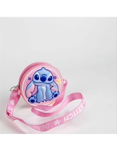 Borsa a tracolla 3D Stitch Aloha – 13x13 cm, mini e super kawaii!