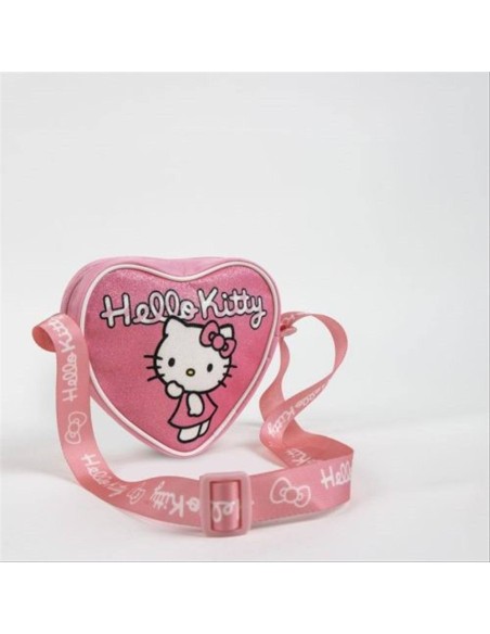 Borsa a tracolla cuore Hello Kitty – 15x14x4 cm, glitter e dolcezza se