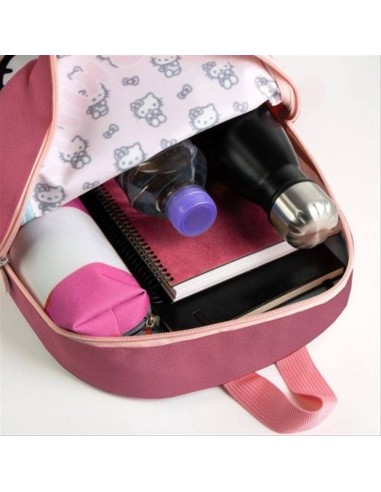 Zaino Hello Kitty con doppia tasca – 30x25x12 cm, comodo e super adora