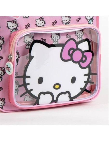 Zaino Hello Kitty con doppia tasca – 30x25x12 cm, comodo e super adora